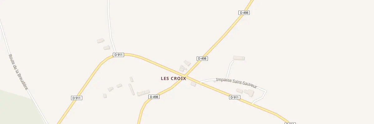 Plan du 12A Les Croix - Saint-Sauveur à Chaulieu