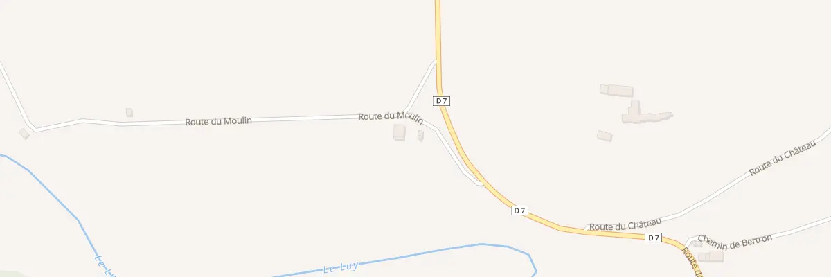 Plan du 125 Rte du Moulin à Castelnau-Chalosse