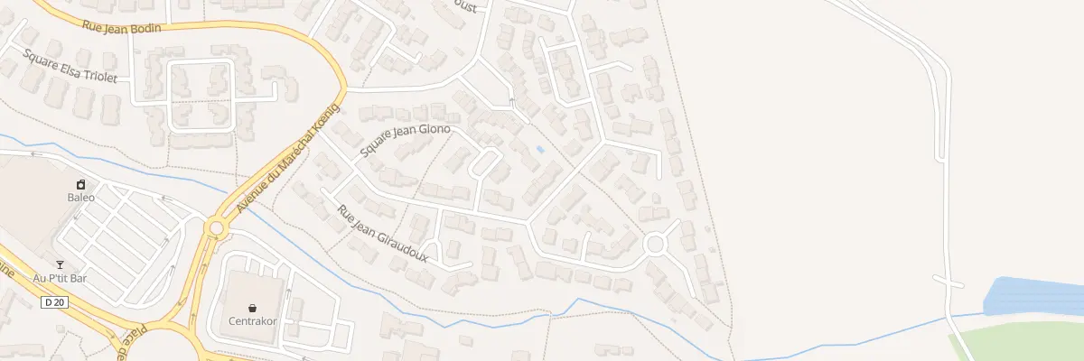 Plan du 25 Rue André Malraux à Cholet