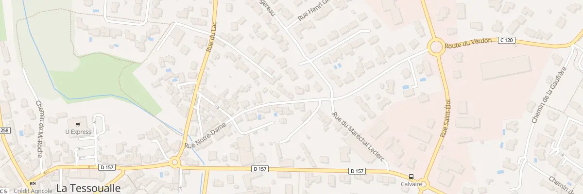 Plan du 45 Rue Notre Dame à La Tessoualle