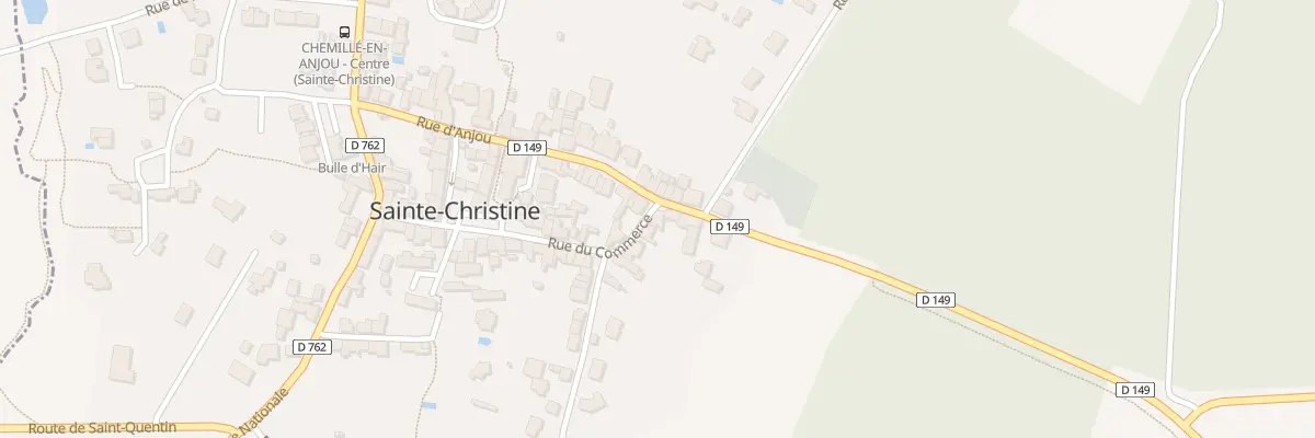 Plan du 30 Rue du Commerce de Ste Christi à Chemillé-en-Anjou