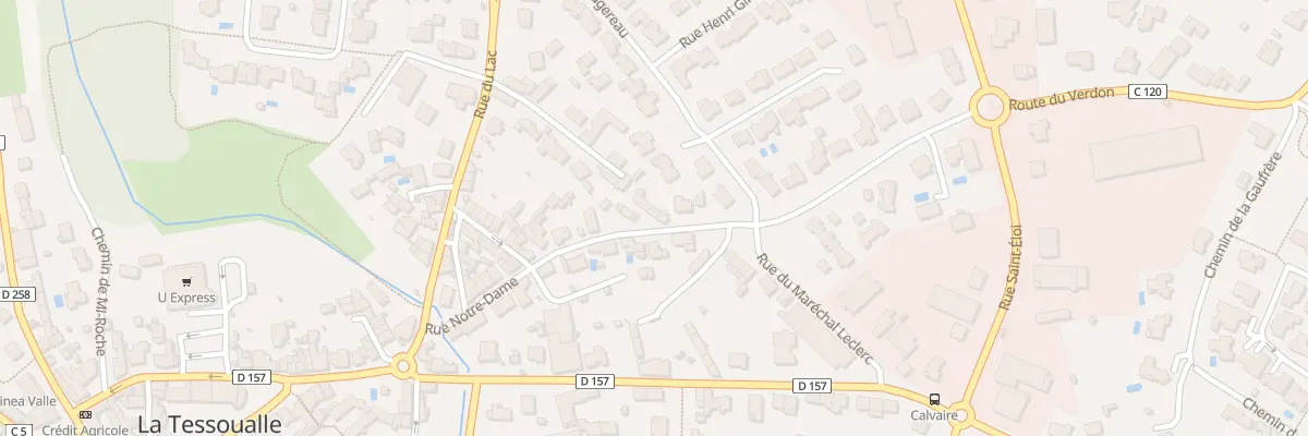 Plan du 43 Rue Notre Dame à La Tessoualle