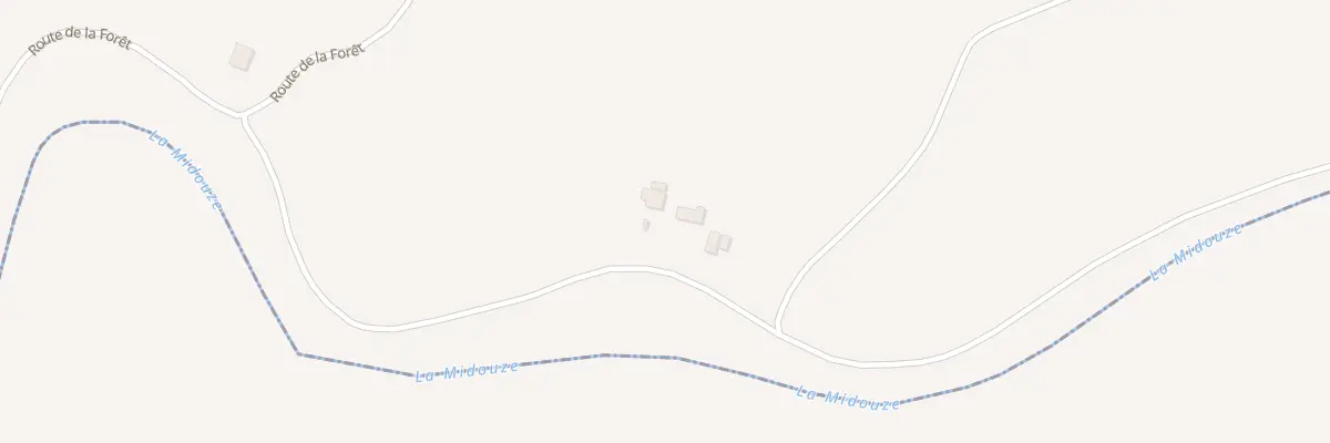 Plan du 1261 Rte de la Forêt à Bégaar