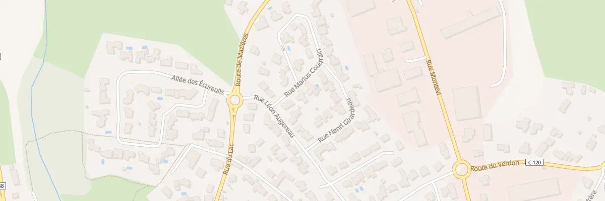 Plan du 2 Rue Marius Coudrain à La Tessoualle
