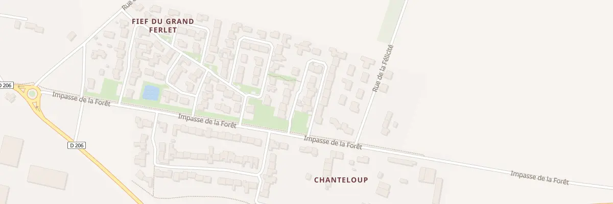 Plan du 4 Rue des Vanneaux à Ferrières