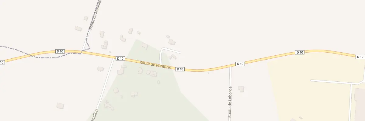 Plan du 884 Rte de Pontonx à Saint-Geours-d’Auribat