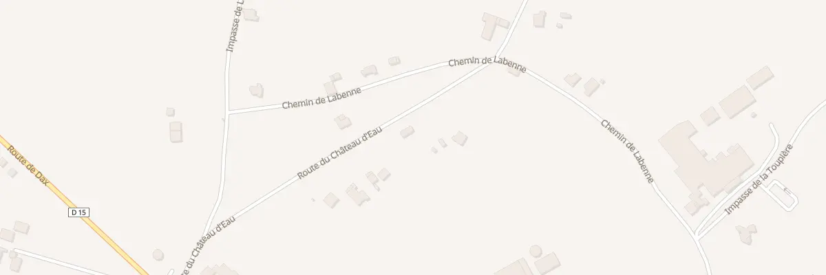 Plan du 364 Rte du Château d’Eau à Pomarez