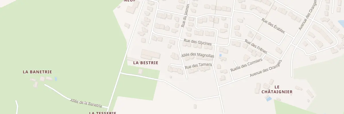 Plan du 12 Rue des Tamaris à Saint-Berthevin