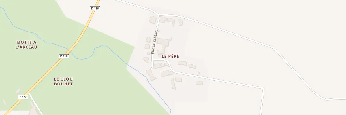 Plan du 1B Rue de la Prée à Bouhet