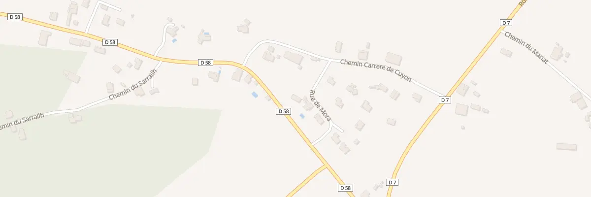 Plan du 155 Rue de Mora à Castelnau-Chalosse