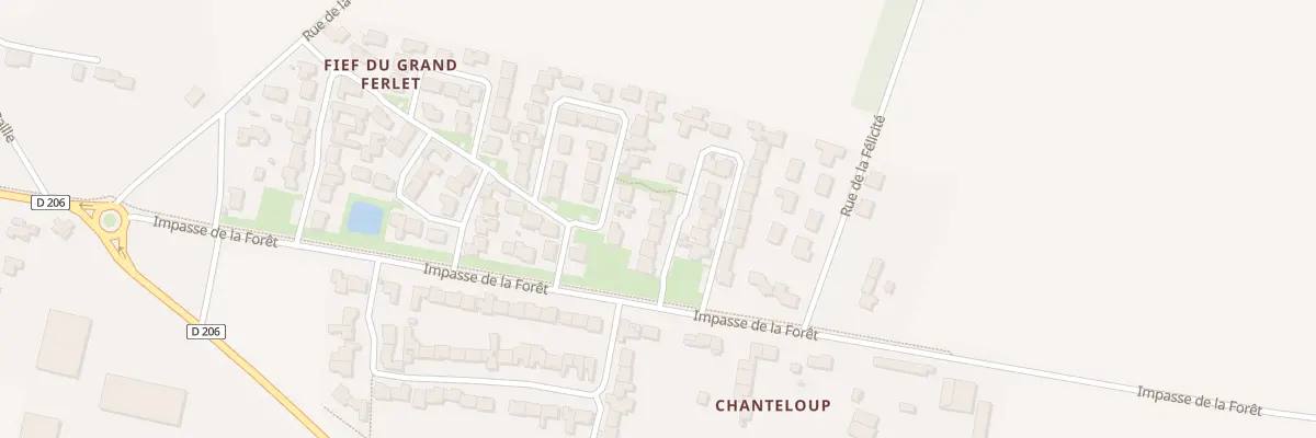 Plan du 7 Rue des Vanneaux à Ferrières