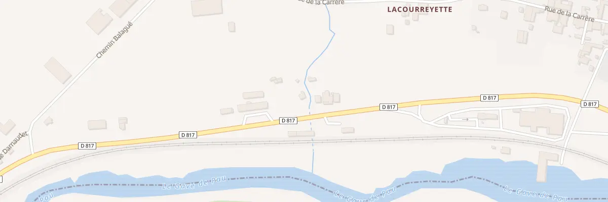 Plan du 834 Rte D 817 à Baigts-de-Béarn