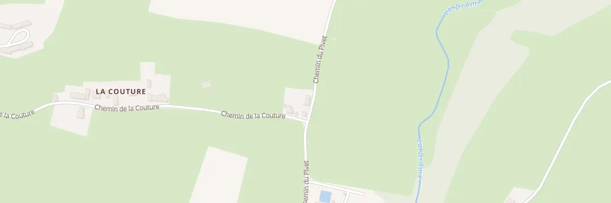 Plan du 1 Che du Pivet à Balleroy-sur-Drôme