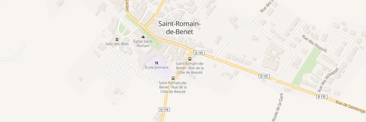 Plan du 4 Rue Côte de Beauté à Saint-Romain-de-Benet