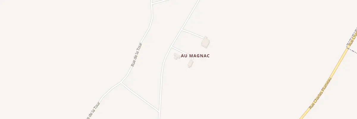 Plan du 13 Rue du Hagnac à Couquèques