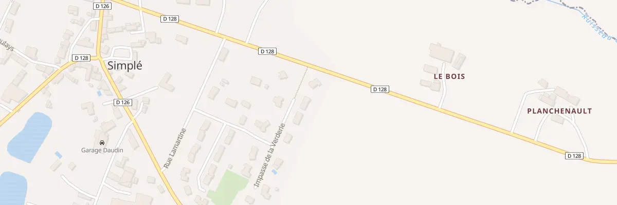 Plan du 10 Imp de la Verderie à Simplé