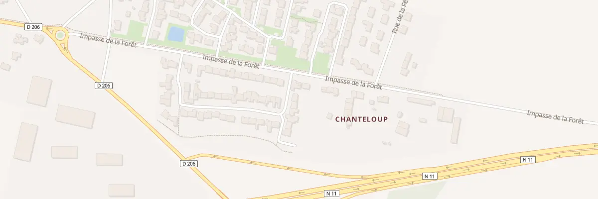 Plan du 50 Rue de Chanteloup à Ferrières