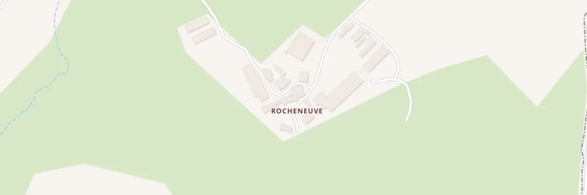 Plan du 2 Rocheneuve à Treize-Vents
