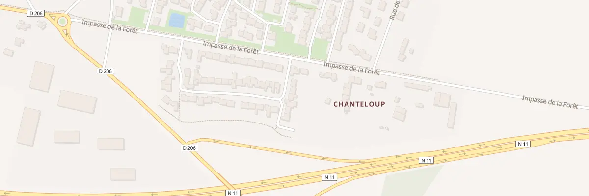 Plan du 46 Rue de Chanteloup à Ferrières