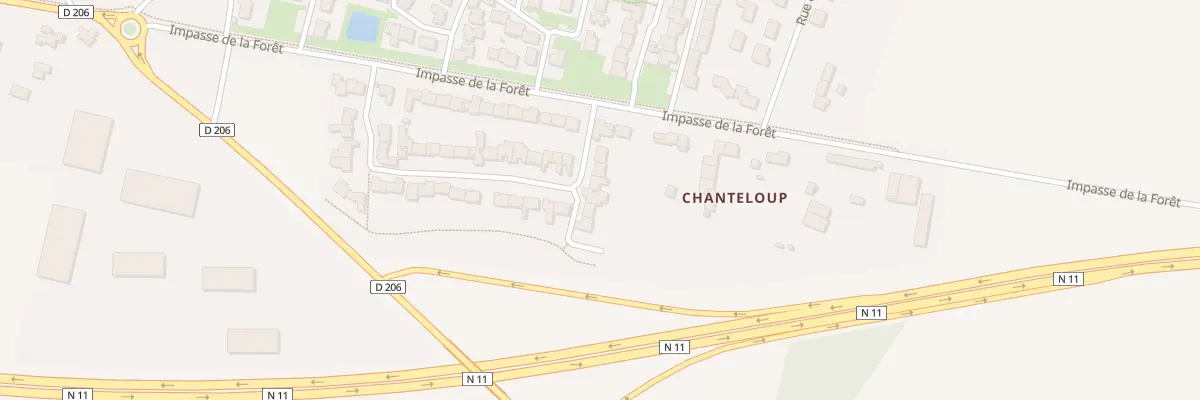 Plan du 44 Rue de Chanteloup à Ferrières