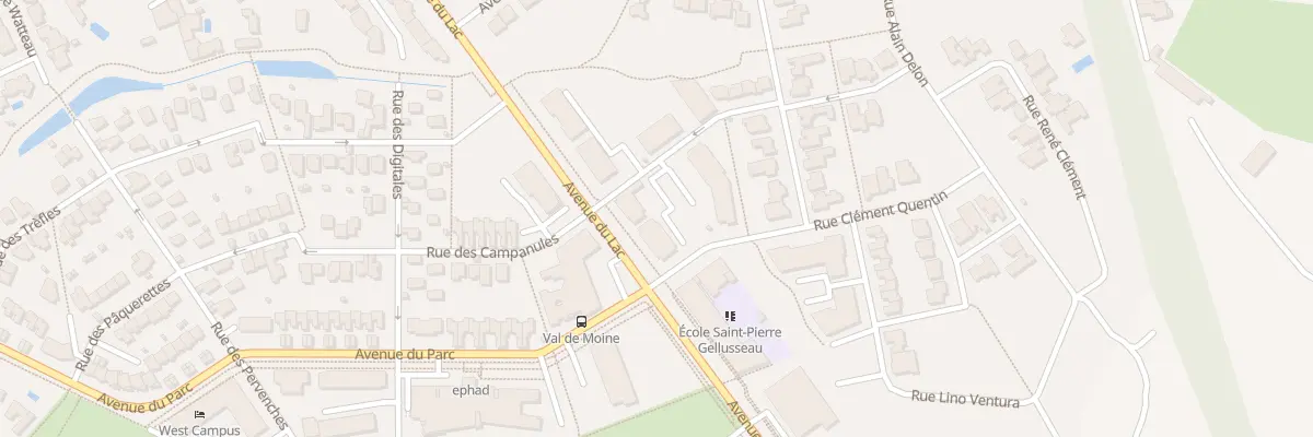 Plan du 49 Av du Lac à Cholet