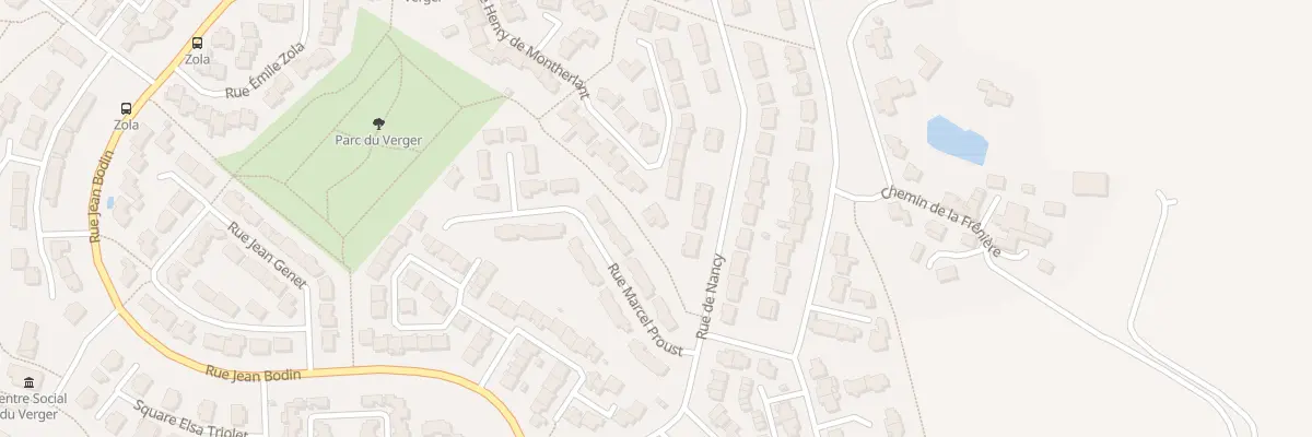 Plan du 26 Rue Henry de Montherlant à Cholet