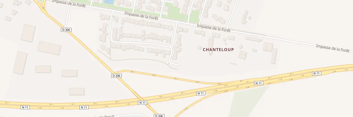 Plan du 40 Rue de Chanteloup à Ferrières