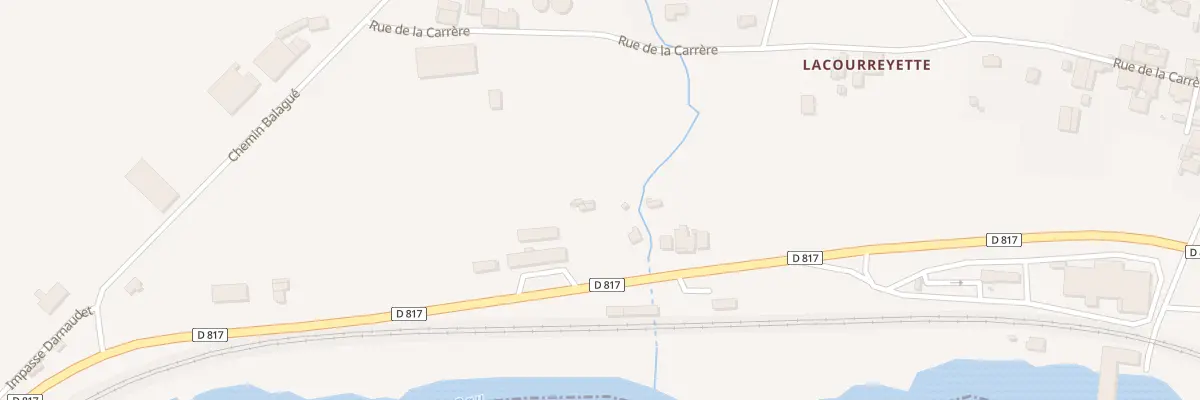 Plan du 836 Rte D 817 à Baigts-de-Béarn