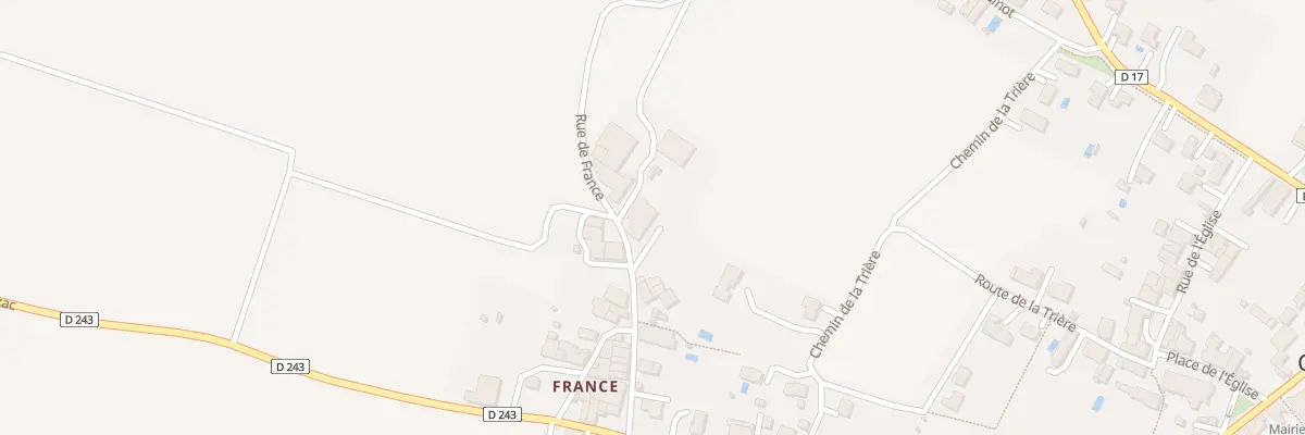Plan du 16 Rue de France à Grézac