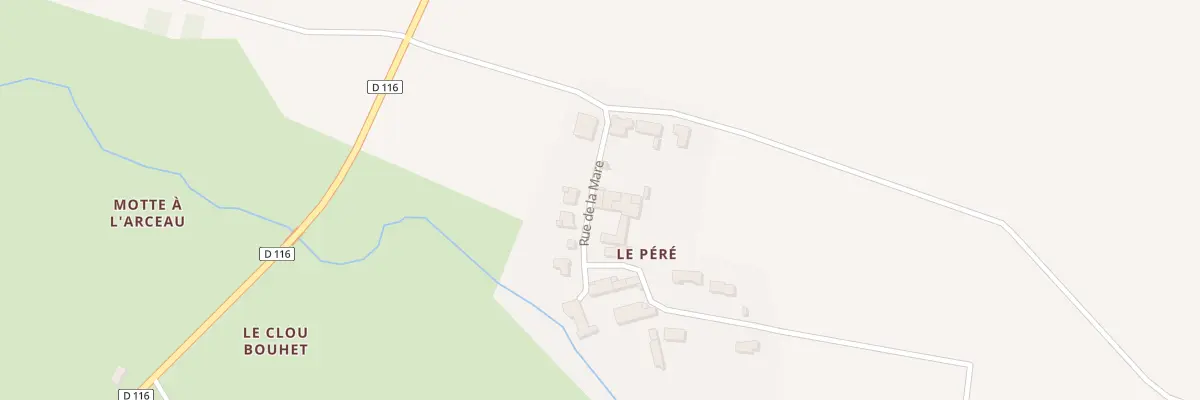 Plan du 8 Rue de la Mare à Bouhet