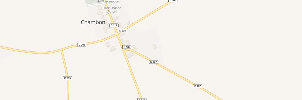 Plan du 3 Rue de la Chaume Douce à Chambon