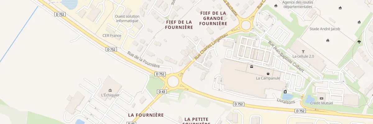 Plan du 50 Rue charles largeteau à Pouzauges