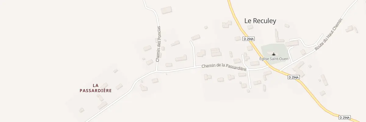 Plan du 14 Che de la Passardiere-Le Recul à Souleuvre en Bocage