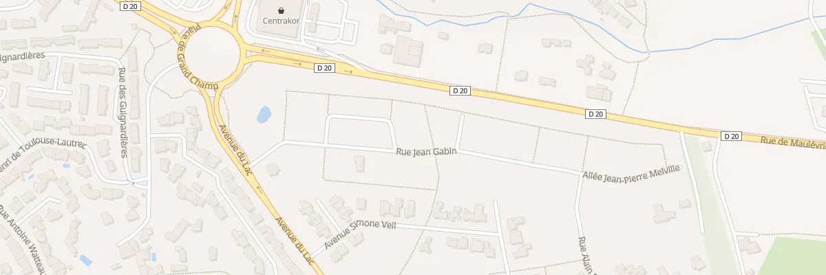 Plan du 1 Rue Joséphine Baker à Cholet