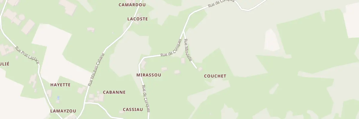 Plan du 9807 Pouey à Laàs