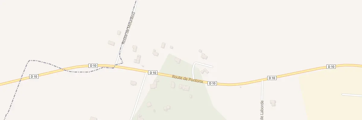 Plan du 886 Rte de Pontonx à Saint-Geours-d’Auribat