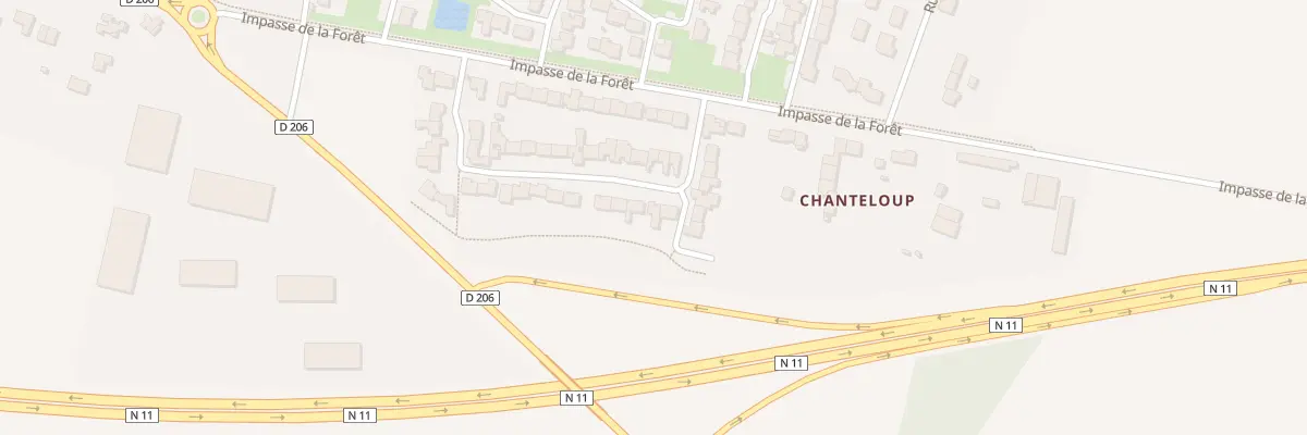 Plan du 36 Rue de Chanteloup à Ferrières