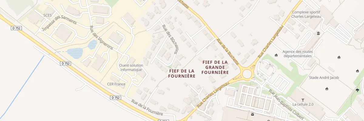 Plan du 64 Rue des bûcherons à Pouzauges