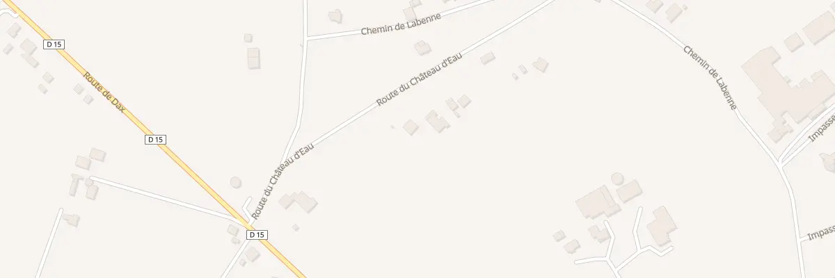 Plan du 254 Rte du Château d’Eau à Pomarez