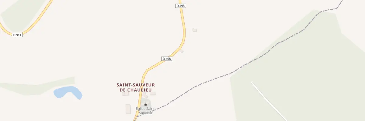 Plan du 5028 Les Croix - Saint-Sauveur à Chaulieu