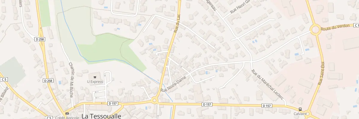 Plan du 7 Rue du Paradis à La Tessoualle