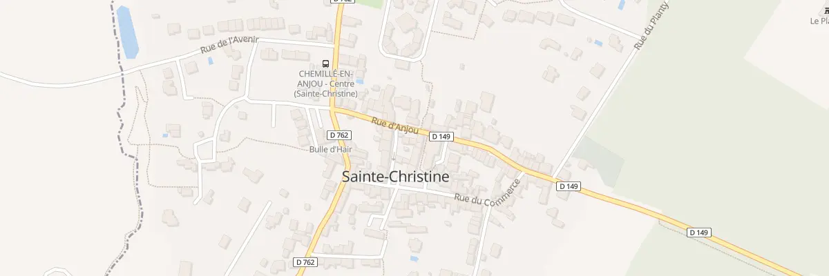 Plan du 8 Rue d’Anjou de Ste Chtistine à Chemillé-en-Anjou