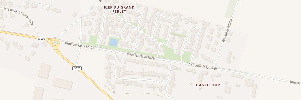 Plan du 26 Imp de la Forêt à Ferrières