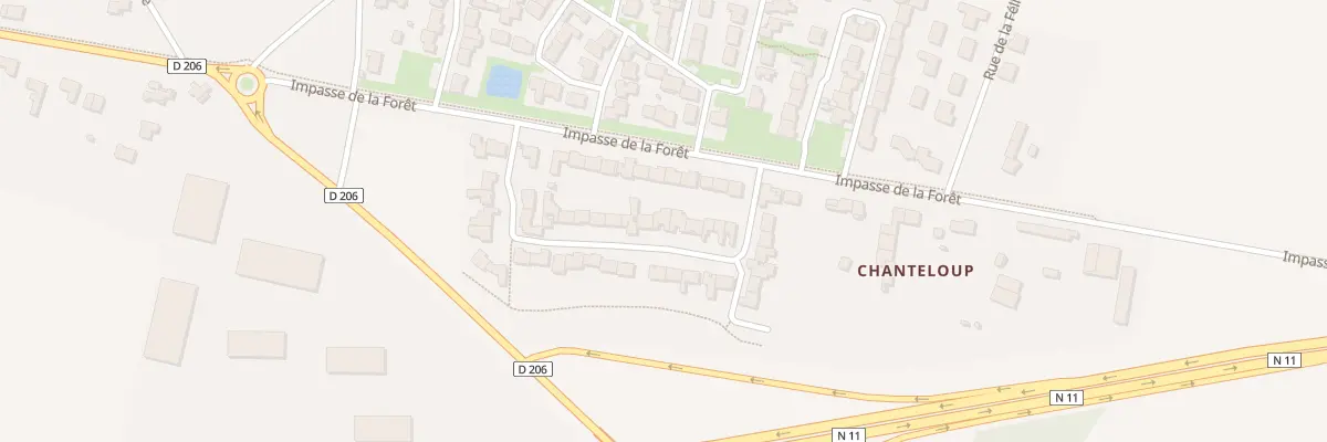 Plan du 19 Rue de Chanteloup à Ferrières