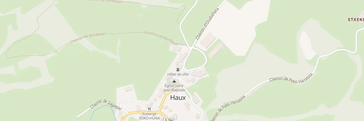 Plan du 25 Che de Latserreka à Haux