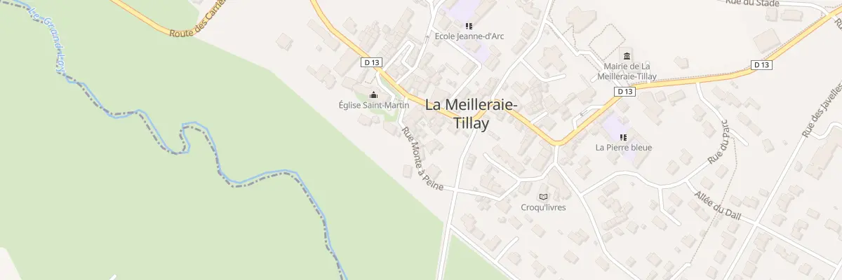 Plan du 11 Rue monte à peine à La Meilleraie-Tillay