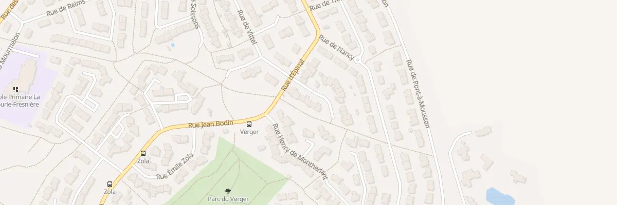 Plan du 8 Sq de Saint Die à Cholet