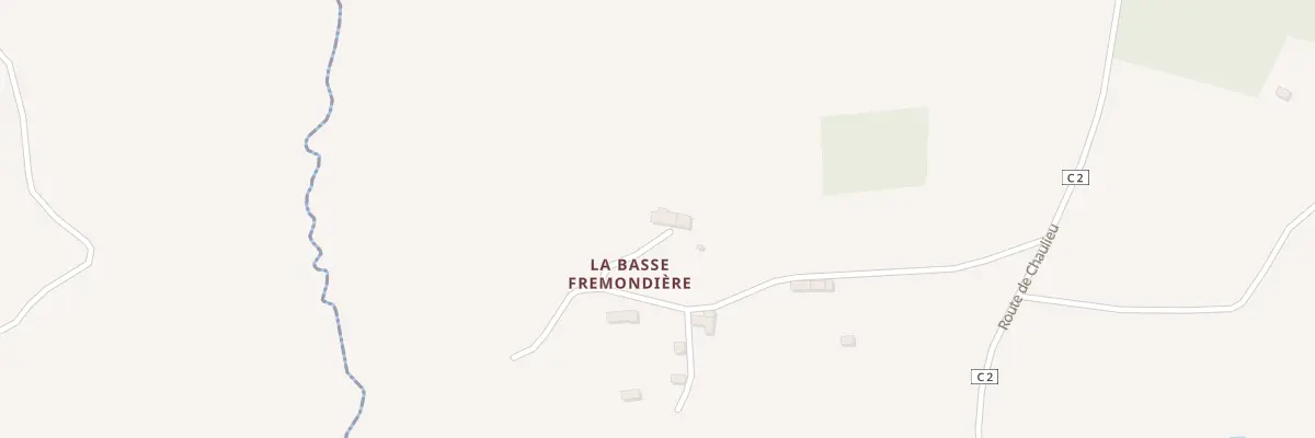 Plan du 36 La Basse Frémondière à Saint-Christophe-de-Chaulieu