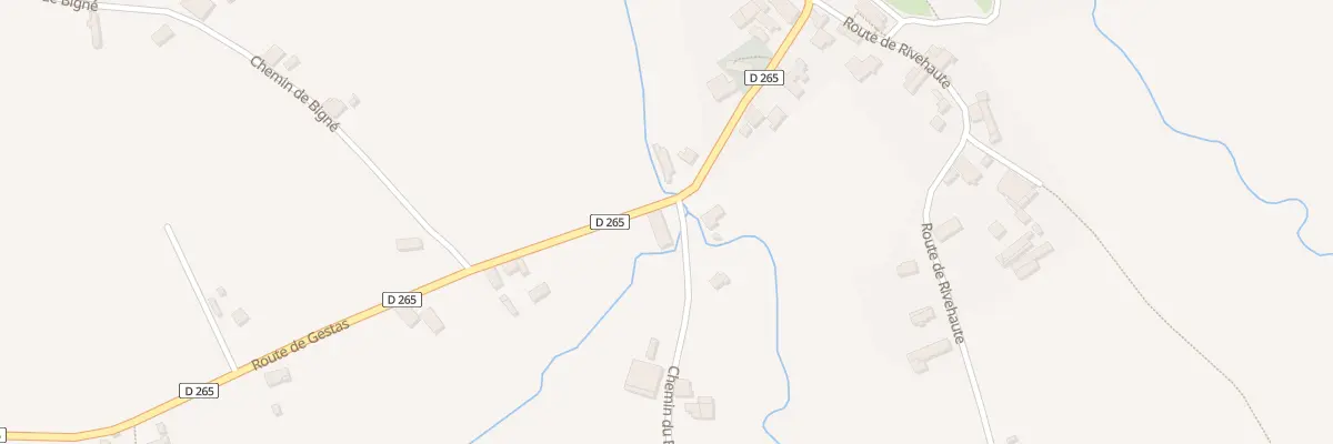 Plan du 19 Rte de Gestas à Montfort