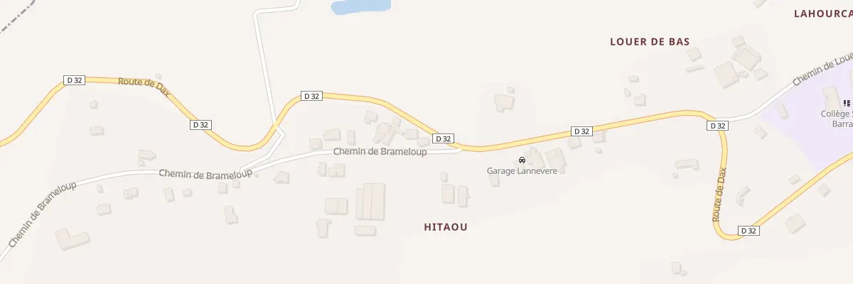 Plan du 42 Che de Brameloup à Montfort-en-Chalosse
